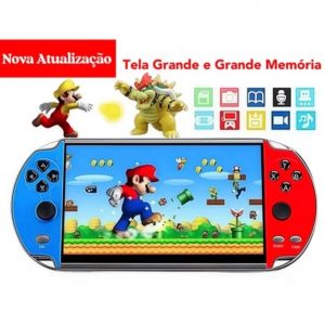 2025 Videogame Portatil Tela 5.1" +10000 Jogos Retro 16GB, Console de Mão Memória Expansível