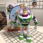 28cm Disney Toy Story 4 Juguete Woody Buzz Lightyear Música/luz Com Asas PVC Figuras de Ação Modelo Brinquedos Boneca Pr
