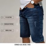 Bermuda Masculina Jeans Variações Tendências 2025 Shorts Jeans Masculino Verão Casual Presente Homem