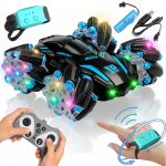 Carrinho Controle Remoto Maluco Sensor De Mão Recarregável Gira 360