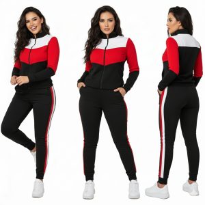 CONJUNTO MALHA CREPE MANGA LONGA ZÍPER FEMININO MODA INVERNO COM CAPUZ e calça sem bolso