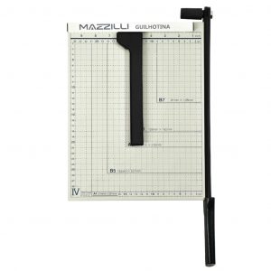 Guilhotina Cortador De Papel A4 Até 10 Folhas Com Trava KP15