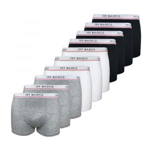 Kit 10 Cuecas Boxer Infantil Box Algodão Cotton New Basic Conforto Promoção