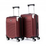 Kit 2 Malas De Viagem Tsa Bordo Cadeado Moderna Rodinha 360 Original Primícia
