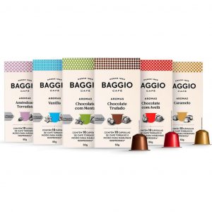 Kit de Cápsulas de Café Experience Baggio Café, compatível com Nespresso, contém 60 cápsulas