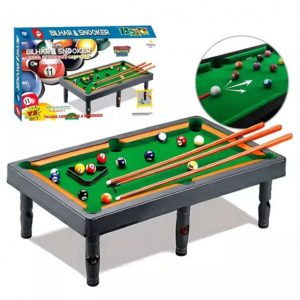 Mini Mesa De Sinuca Com Pézinho Bilhar Infantil 16 Bolas 2 Tacos-TKAB2622