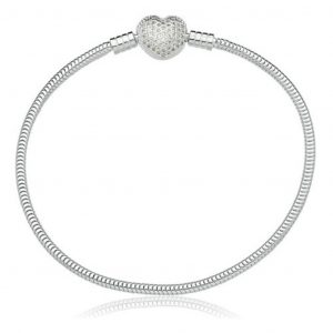Pulseira Berloques Prata 925 Berloqueira Charms Bracelete