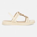 Sandalia Dakota Flatform Conforto Feminina Pedraria Macia Original