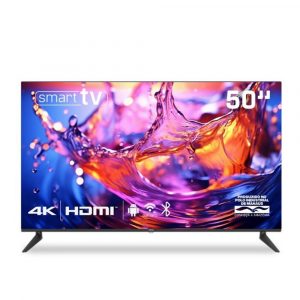 Smart TV HQ 50" UHD tela sem bordas Sistema Android Design Slim HQS50NKHM