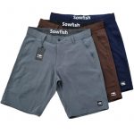 Bermuda masculina social tactel com elastano